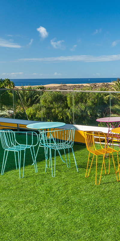  Emblematisches Bild des Solariums des Hotels Abora Catarina by Lopesan Hotels in Playa del Inglés, Gran Canaria 